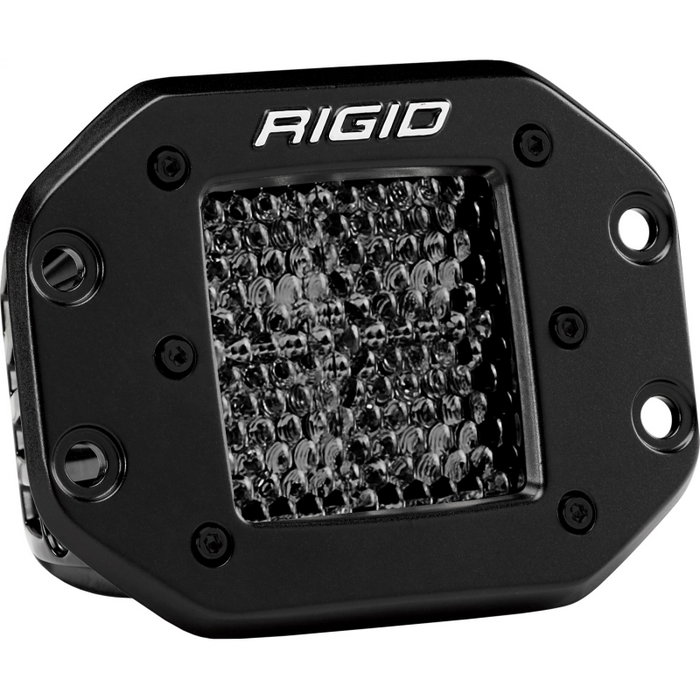 Rigid Industries D-Series PRO Midnight Edition, Spot Diffused, Flush Mount, Pair Model 212513BLK