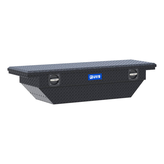 UWS Secure Lock Angled Tool  Box - Low Profile Model SL-63-A-LP-MB
