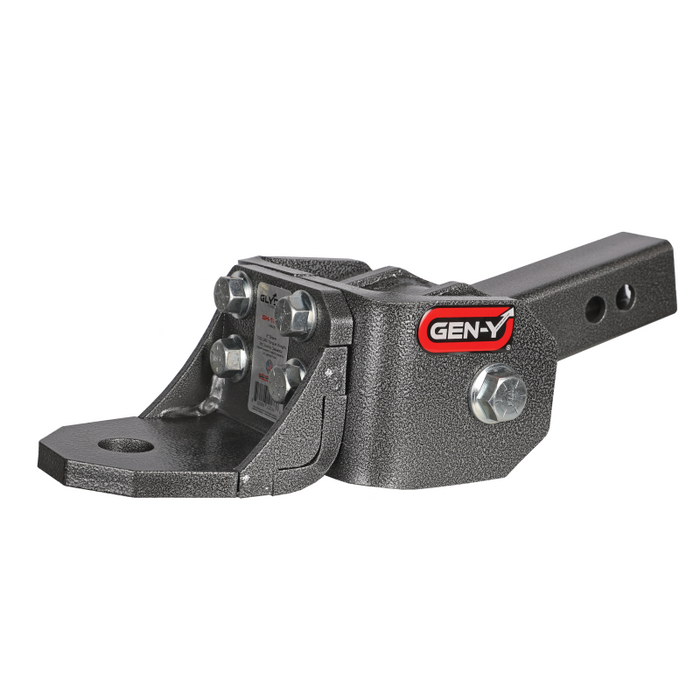 GEN-Y GLYDER TORSION-FLEX 2" Shank 2" drop .4K - .7K TW 7K Hitch & Ball Platform with 1" Diameter Mounting Hole Model GH-12001