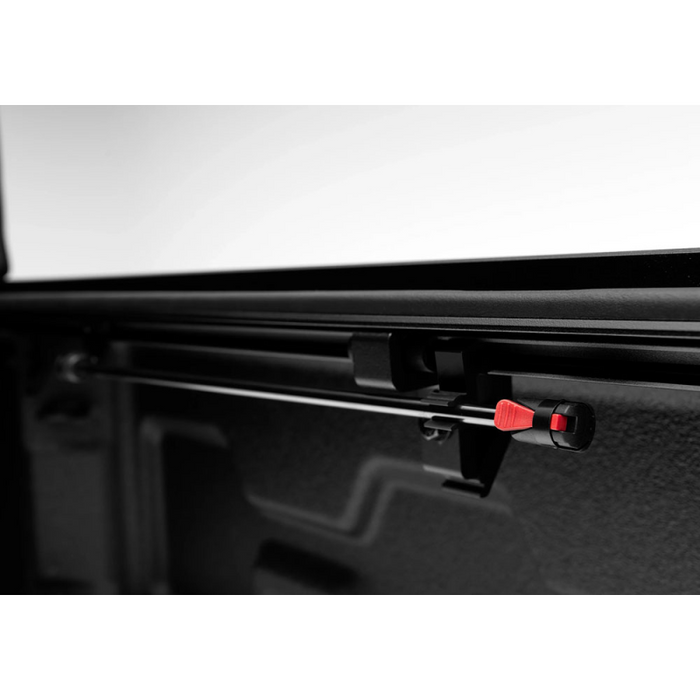 UnderCover Fusion Hard Folding 2019 (New Body Style)-2025 Chevy Silverado/GMC Sierra 1500 5' 10" Bed with or without MultiPro Tailgate - Paint Code 41 Black Model AR12022L-41