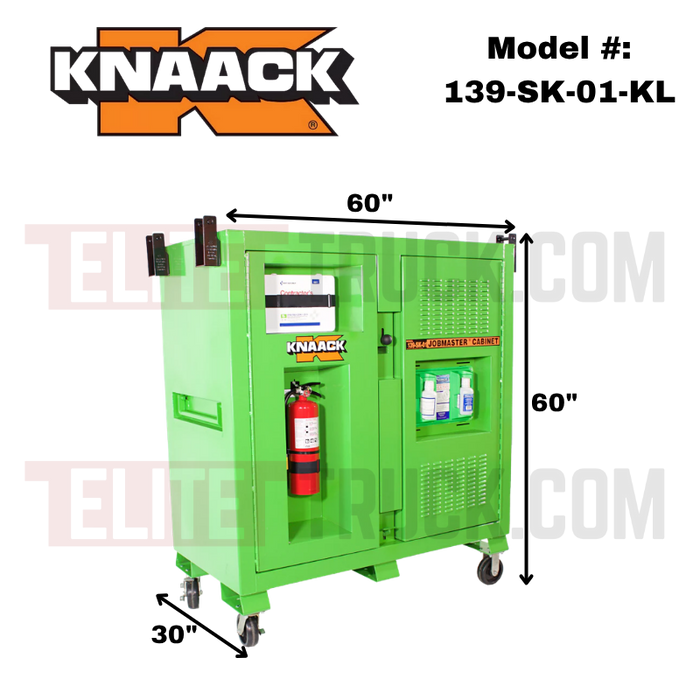 Knaack Safety Kage™ Job Site Cabinet Model 139-SK-01-KL