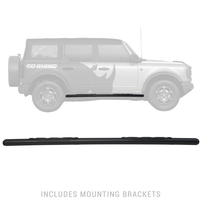 Go Rhino 5" 1000 Series Step Nerf Bars with Mounting Brackets Kit Model 105412973T