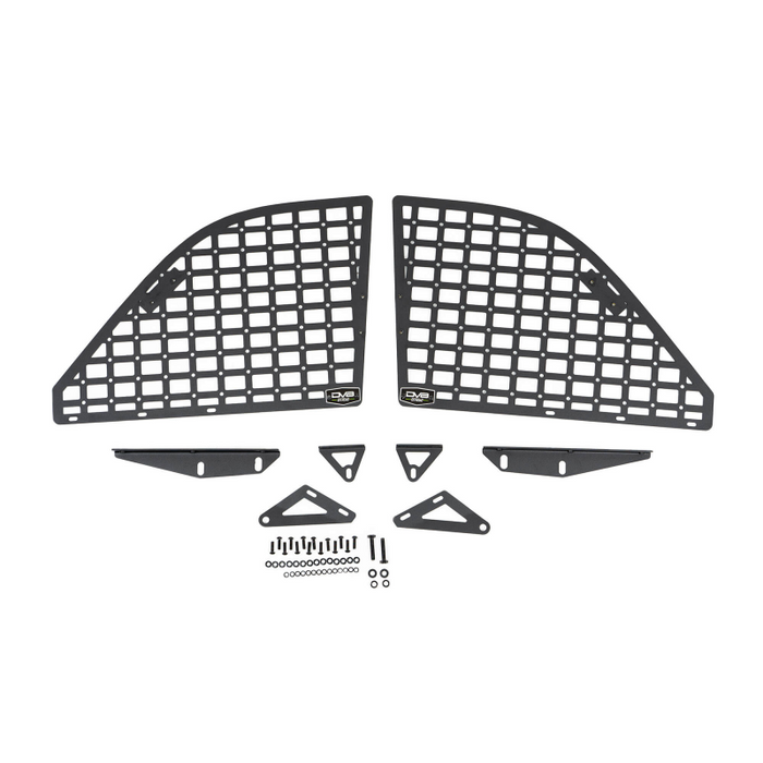 DV8 Offroad 2021-2026 Ford Bronco 4-Door Hard Top Only Rear Window Molle Panels Model MPBR-01