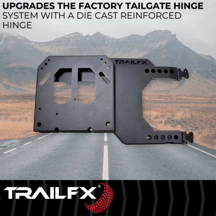 TrailFX Spare Tire Carrier Hinged Model BR010T