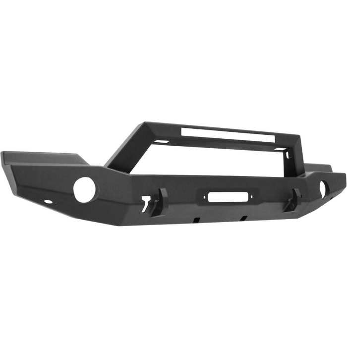 Westin WJ2 Full Width Front Bumper With LED Light Textured Black Steel Model 59-80055