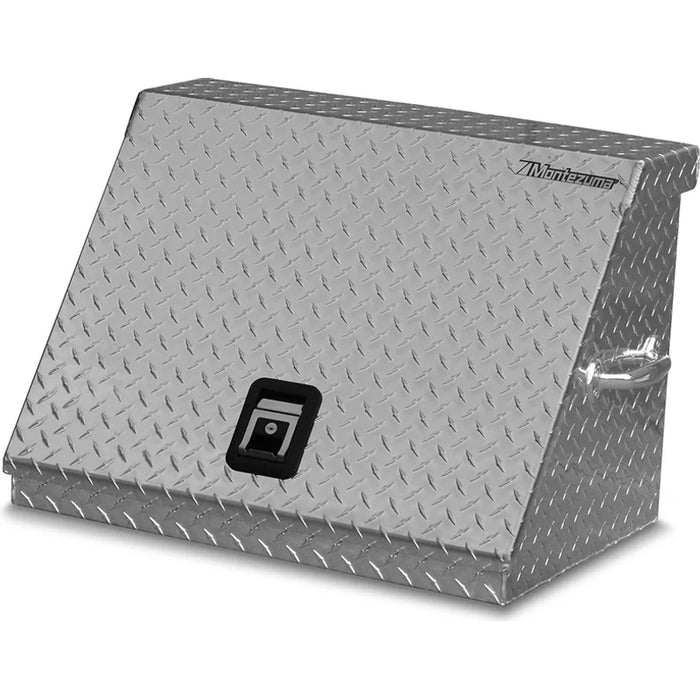 Montezuma 26 x 18 In. Aluminum Triangle® Toolbox Brite Top Mount Toolbox SE250AL