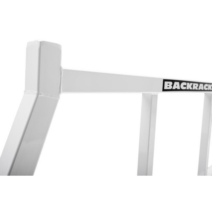 BACKRACK OPEN Rack; White; Silv/Sierra/GM Pickup/F150/Titan/Tundra/D/W Series/Ram w/o RB Model 14800W