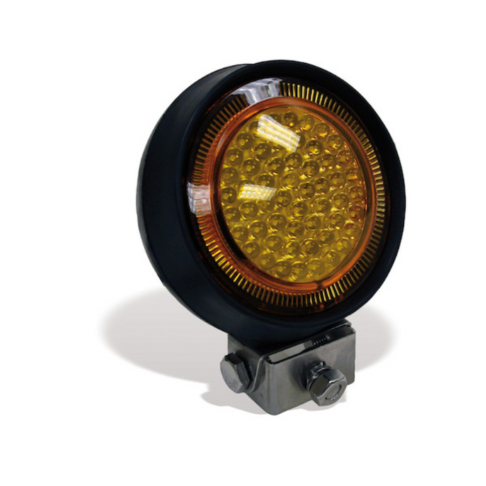 Buyers Products 5 Inch Round LED Amber Sealed Rubber Flood Light Model 1492111