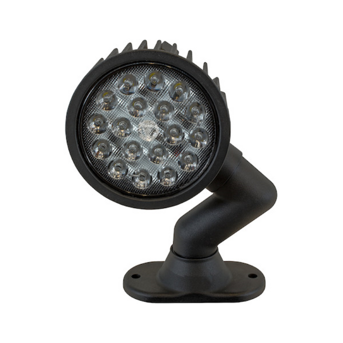 Buyers Products 5 Inch Ultra Bright Articulating Round Wide LED Spot Light Model 1492146