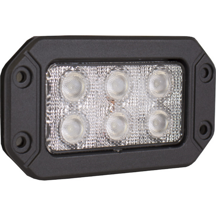 Buyers Products Recessed 6.5 Inch Wide LED Rectangular Flood Light Model 1492191
