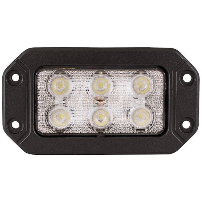 Buyers Products Recessed 6.5 Inch Wide LED Rectangular Flood Light Model 1492191