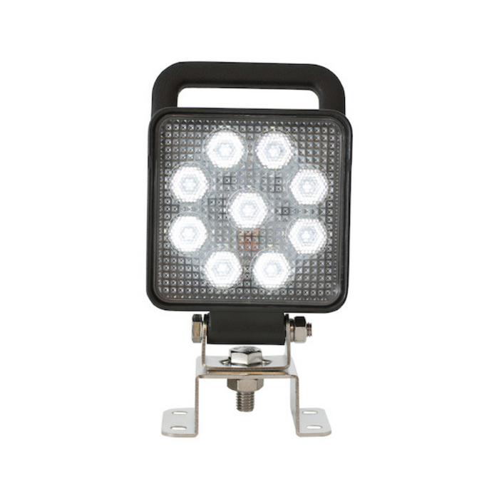 Buyers Products 4 Inch LED Square Flood Light with Switch and Handle Model 1492193