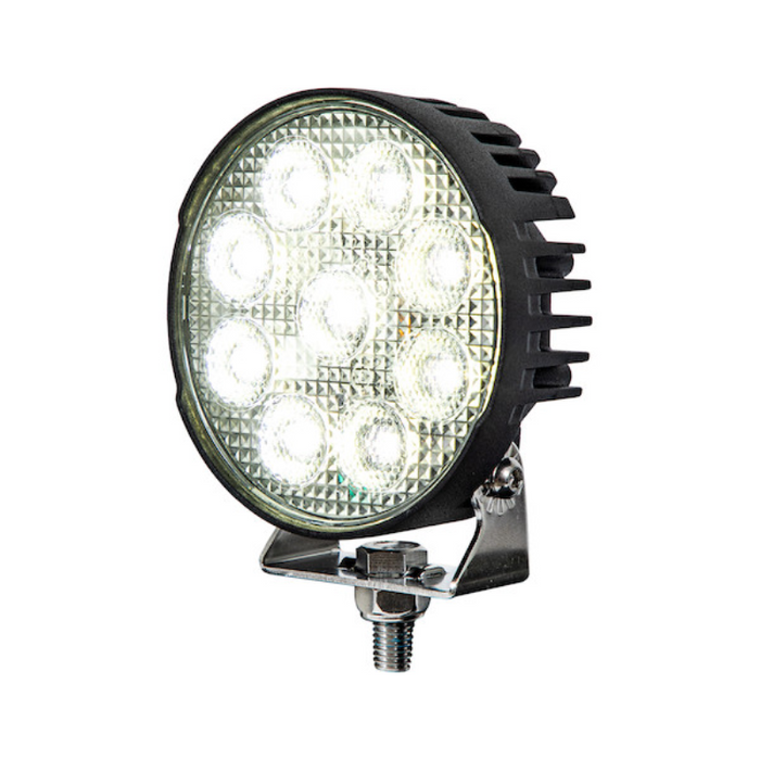 Buyers Products Ultra Bright 4.5 Inch LED Round Flood Light with Strobe - Round Lens Model 1492231
