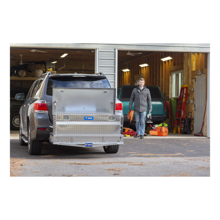 UWS Bright Aluminum 48" Cargo Carrier Utility Chest Box Model TBC-48-DD