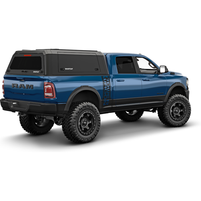 SmartCap Matte Black Truck Bed Cap EVOa Adventure Series w/ Vertical Locks Model EA1001-MB