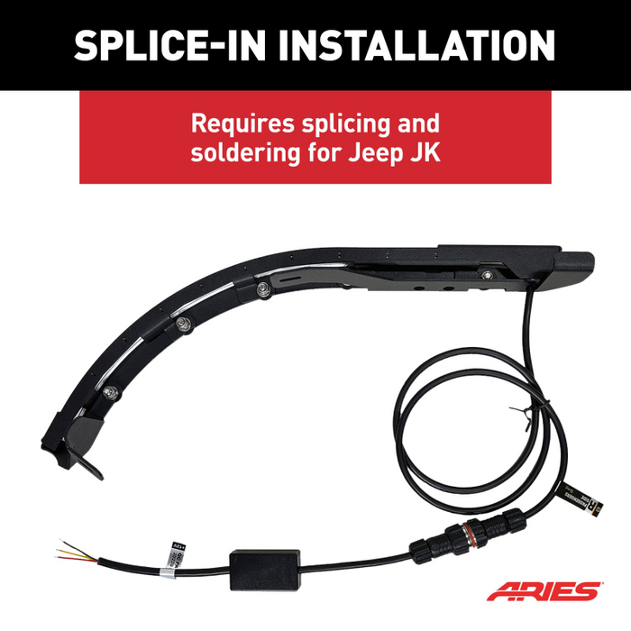 ARIES LED Fender Lights for Jeep Wrangler JK Model 1500230