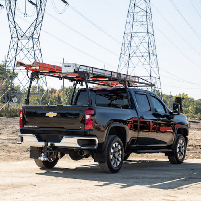 Steel Ladder Rack Foot Kit Buyers Products 13 Foot Black Steel Truck Ladder Rack Model 1501153 ...