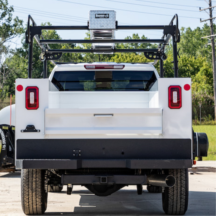 Service Body Ladder Rug Buyers Products 15-1/2 Foot Black Service Body Ladder Rack Model 15012 ...