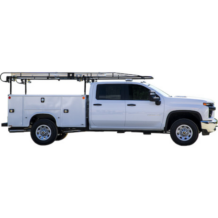 Service Body Ladder Rug Buyers Products 15-1/2 Foot Black Service Body Ladder Rack Model 15012 ...