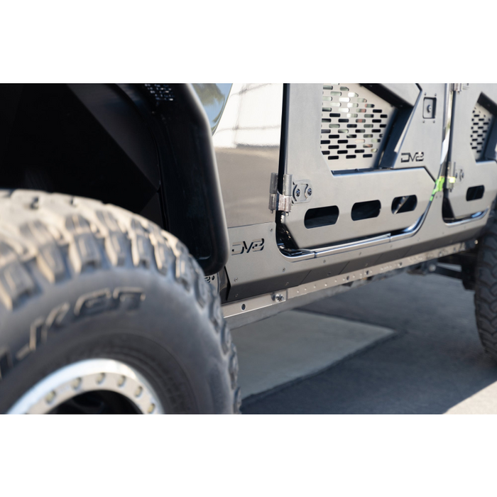 DV8 Offroad 2018-2026 Jeep Wrangler JLU 4-Door Rock Skins Model SRJL-09