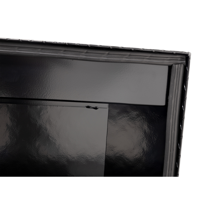 Weather Guard Crossover Tool Box Gloss Black Aluminum Midsize Model # 154-5-04