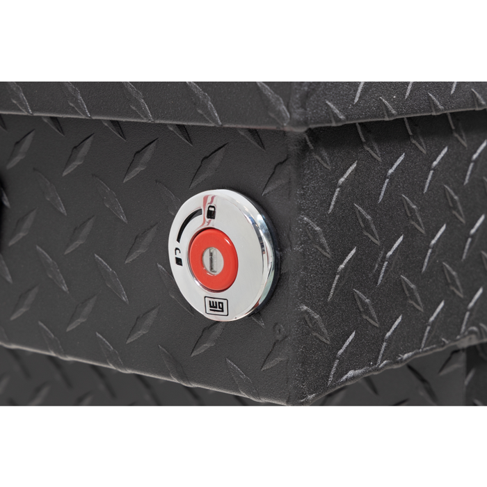 Weather Guard Crossover Tool Box Textured Matte Black Aluminum Midsize Model # 154-52-04