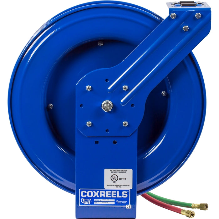 Coxreels SHW Series Spring Driven Welding Hose Reel 1/4 in. x 100 ft. - No Hose 200 PSI T-Grade Model SHWTL-N-1100