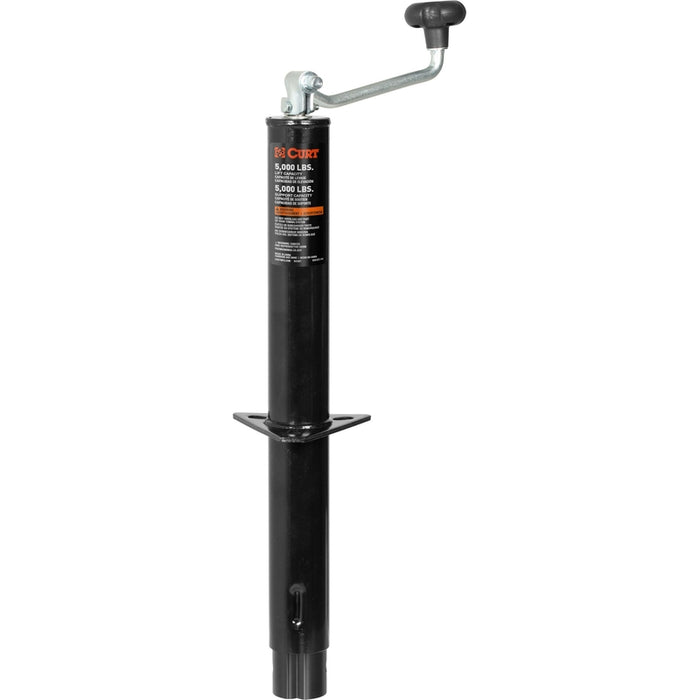 CURT A-Frame Trailer Tongue Jack, 5,000 lbs. Support Capacity, 15 Inches Vertical Travel Model 25007