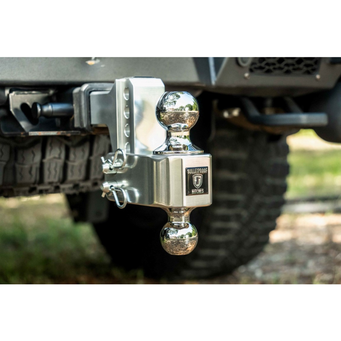 BulletProof Hitches 2.0" Aluminum Medium Duty 2" Drop/Rise Hitch Model AL202