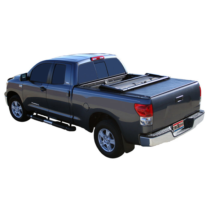 Truxedo Deuce Tonneau Cover - Black - 2022-2024 Toyota Tundra 6' 7" Bed with Deck Rail System Model 764301