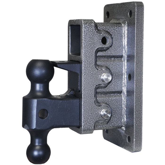 GEN-Y MEGA-DUTY 2.5" Bolt-On 6" Drop 3K TW 21K Hitch & GH-061 Dual-Ball & GH-062 Pintle Lock Model GH-723