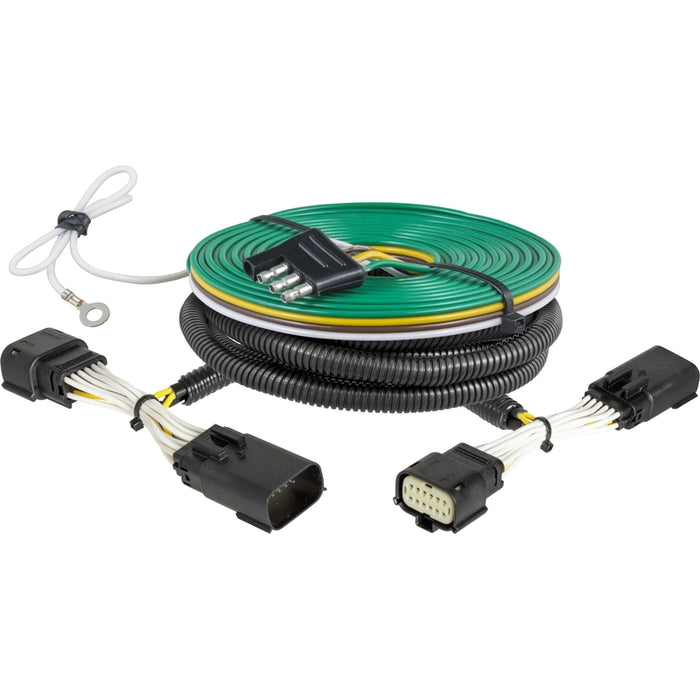 CURT Custom Towed-Vehicle RV Wiring Harness for Dinghy Towing, Fits Select Chevrolet Silverado, GMC Sierra 2500, 3500 HD Model 52107