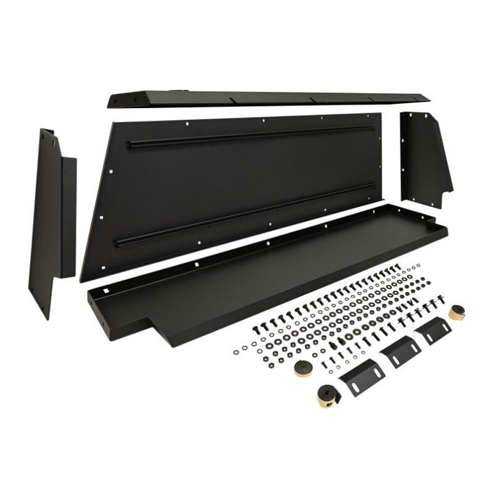 Westin EXP Truck Cap Storage Box Driver Side Powder Coated Black Model 16-11023