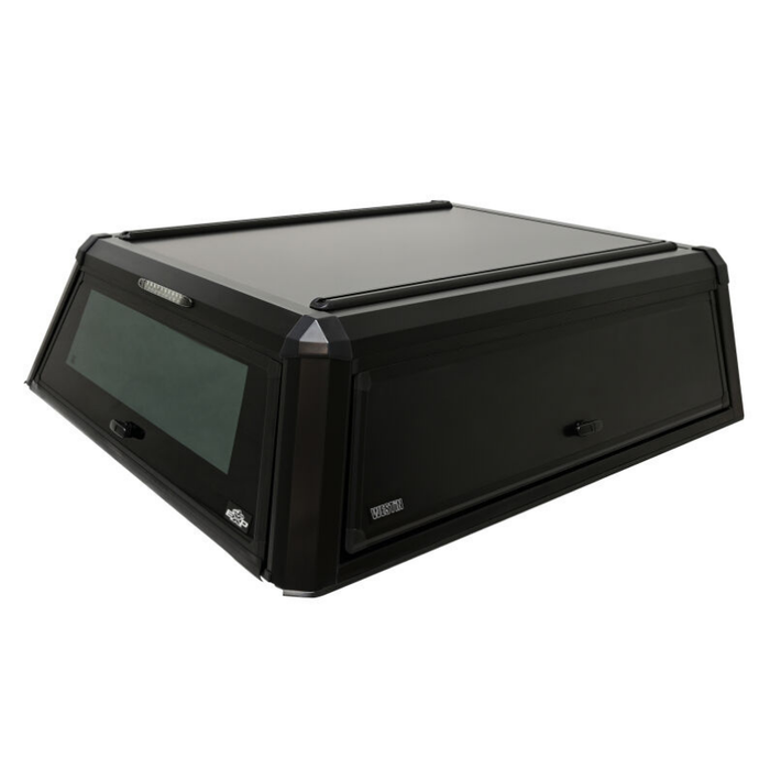 Westin EXP Truck Cap with Sliding Front Glass Matte Black Model 16-11065S