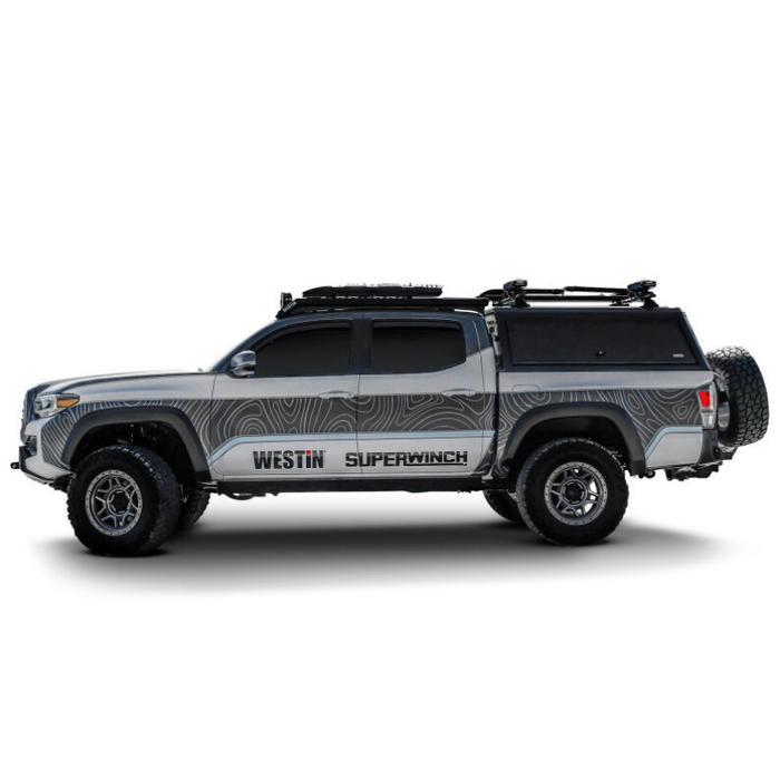 Westin EXP Truck Cap with Sliding Front Glass Matte Black Model 16-11065S