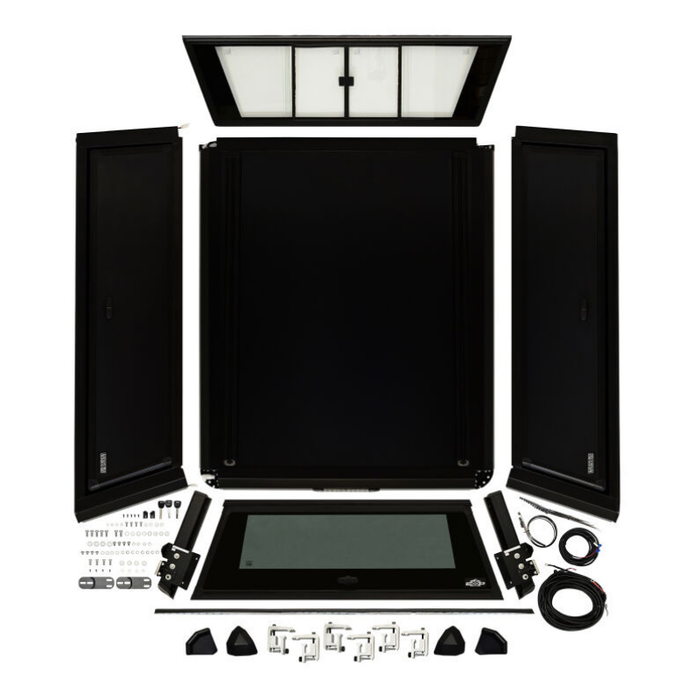Westin EXP Truck Cap with Sliding Front Glass Matte Black Model 16-11065S