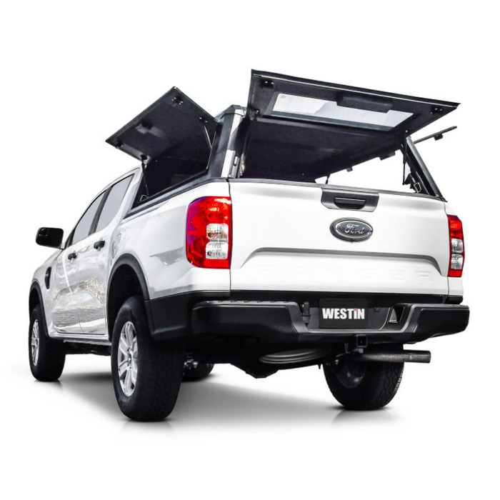 Westin EXP Truck Cap with Sliding Front Glass Matte Black Model 16-11295S