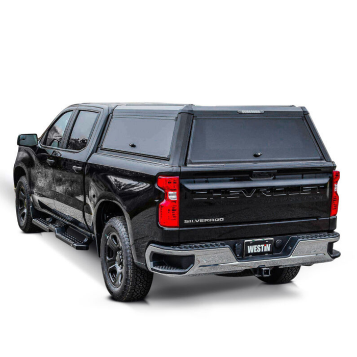 Westin EXP Truck Cap with Sliding Front Glass Matte Black Model 16-13955S