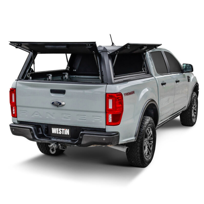 Westin EXP Truck Cap with Sliding Front Glass Matte Black Model 16-14025S