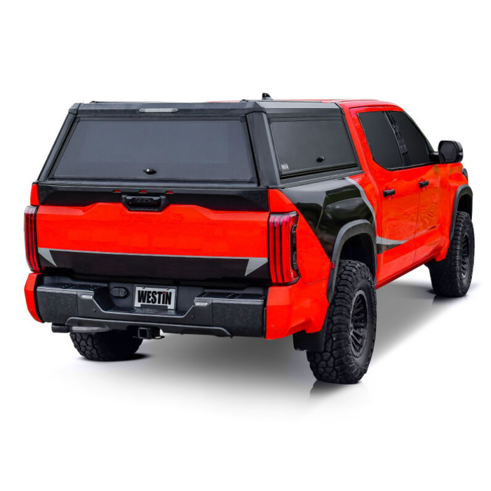 Westin EXP Truck Cap with Sliding Front Glass Matte Black Model 16-14155S