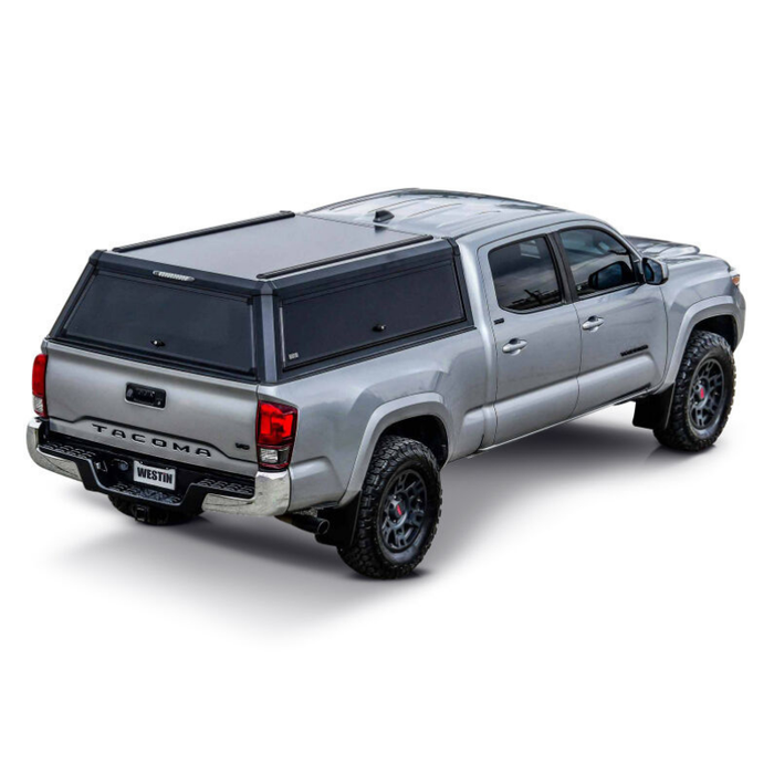 Westin EXP Truck Cap with Sliding Front Glass Matte Black Model 16-14185S
