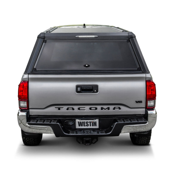 Westin EXP Truck Cap with Sliding Front Glass Matte Black Model 16-14185S