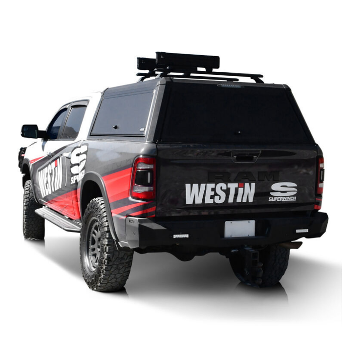 Westin EXP Truck Cap with Sliding Front Glass Matte Black Model 16-14705S
