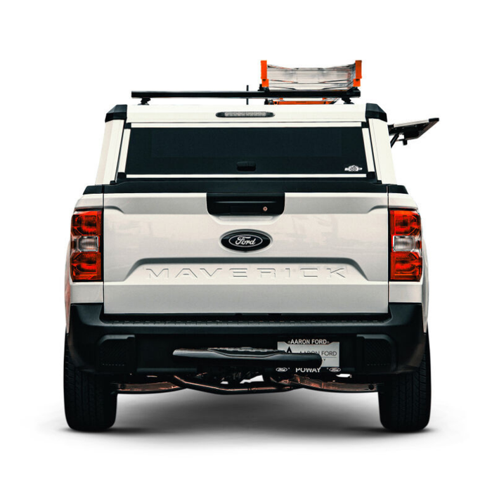 Westin EXP Truck Cap with Solid Front Glass Gloss White Model 16-14790