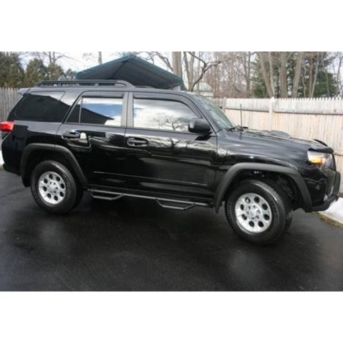 N-Fab Side Steps Wheel To Wheel Textured Black Steel Model T0365R