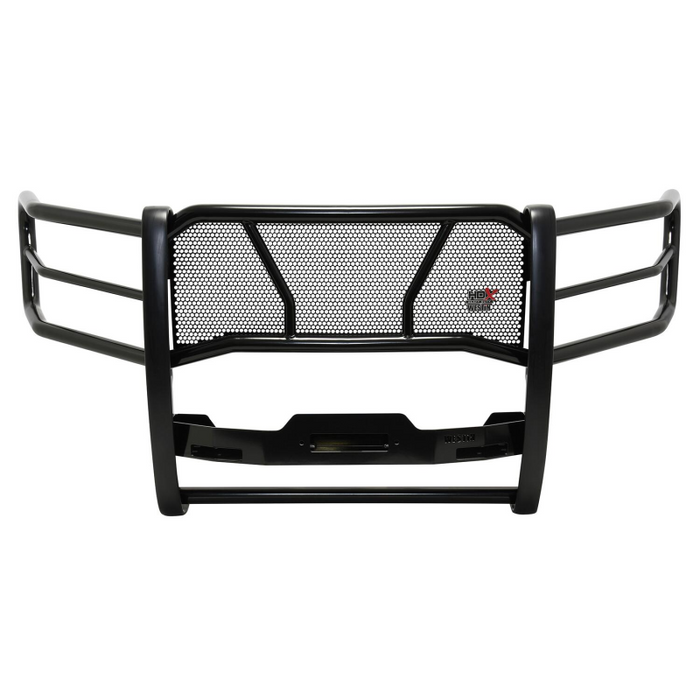 Westin HDX 1-Piece Winch Mount Grille Guard Black Steel Model 57-94065