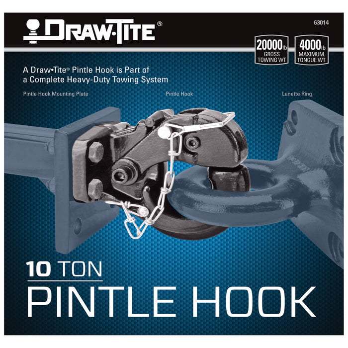 Draw-Tite Pintle Hook, Bolt-On, 20,000 lbs. Capacity Model 63014