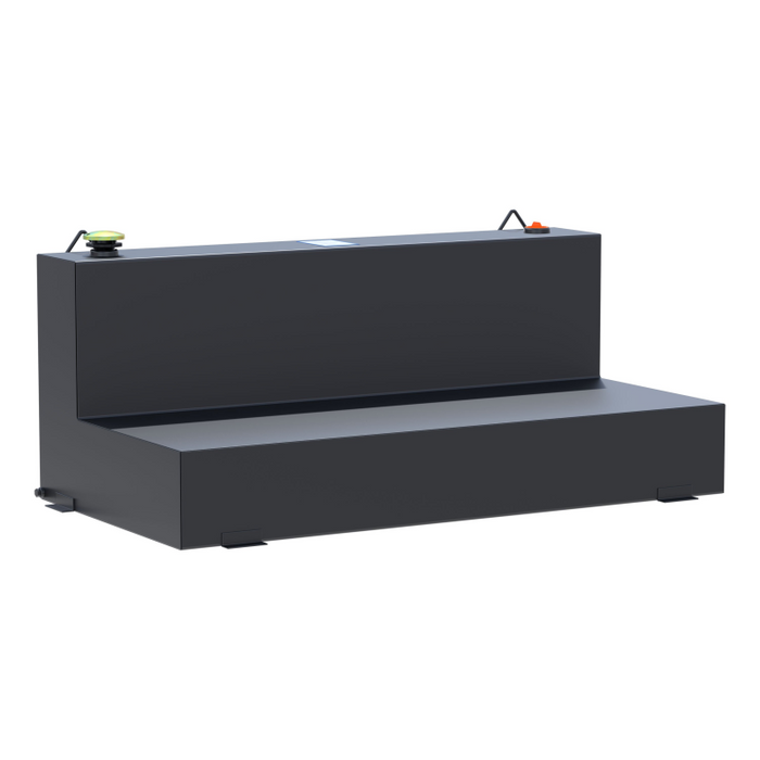UWS Matte Black 100-Gallon L-Shape Steel Transfer Tank Model ST