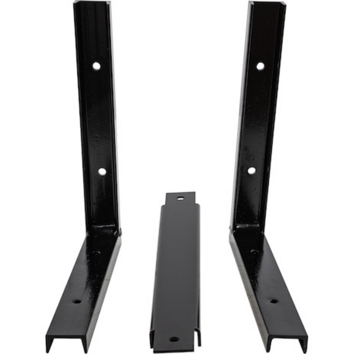 24 Inch Bracket Buyers Products 15x14-inch Black Steel Mounting Brackets For 24-inch a ...