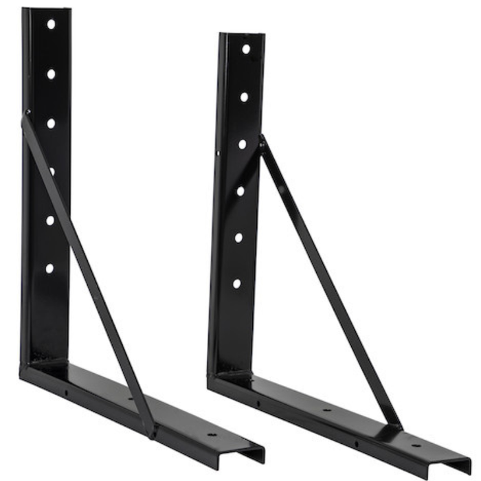 Buyers Products 24x24 Inch Welded Black Formed Steel Mounting Brackets Model 1701016